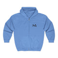 Mas Logo Unisex Heavy Full Zip Hooded Sweatshirt