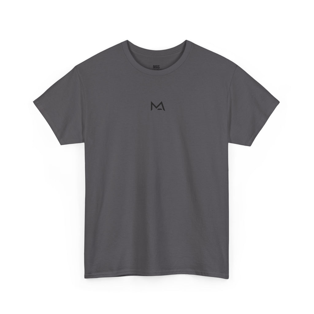 Mas Essential Logo and back print | Comfortable Heavy-Weight Tee