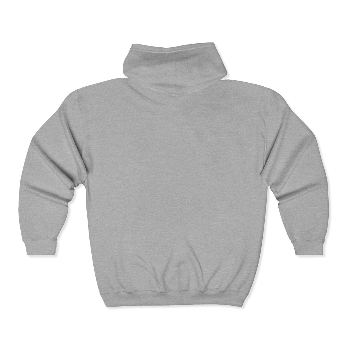Mas Logo Unisex Heavy Full Zip Hooded Sweatshirt