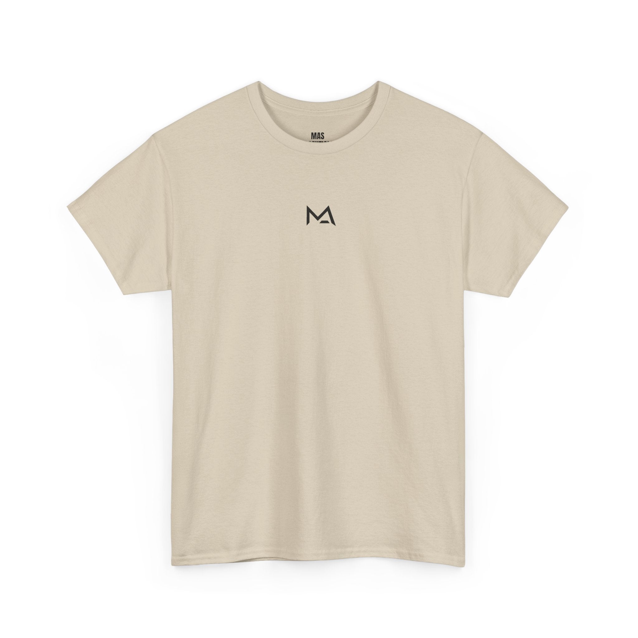 Mas Essential Logo and back print | Comfortable Heavy-Weight Tee