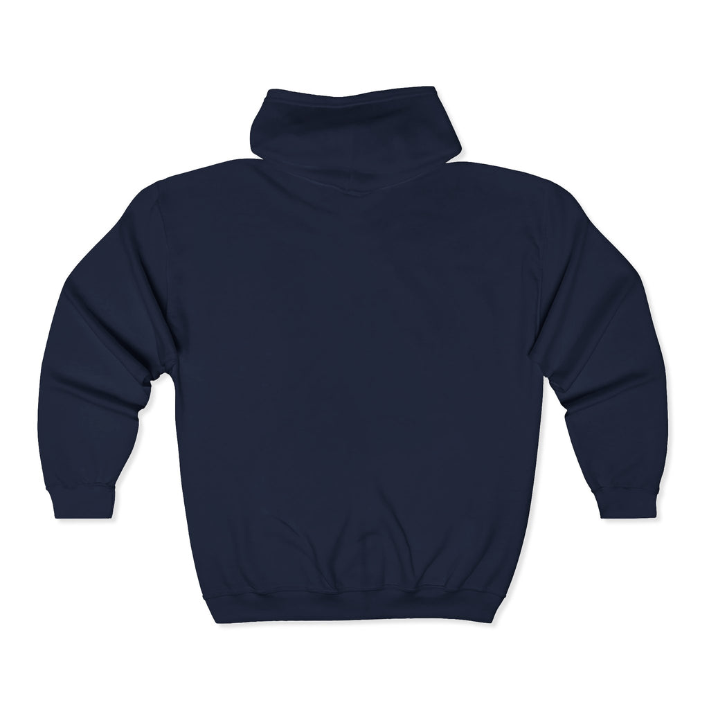 Mas Logo Unisex Heavy Full Zip Hooded Sweatshirt