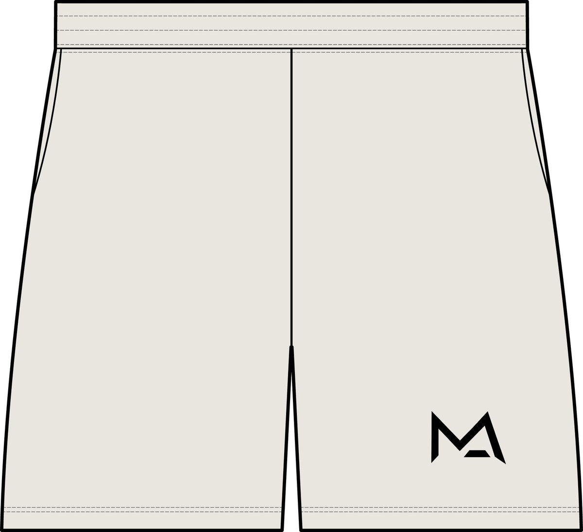 Mas Logo Comfortable Athletic Gym Shorts