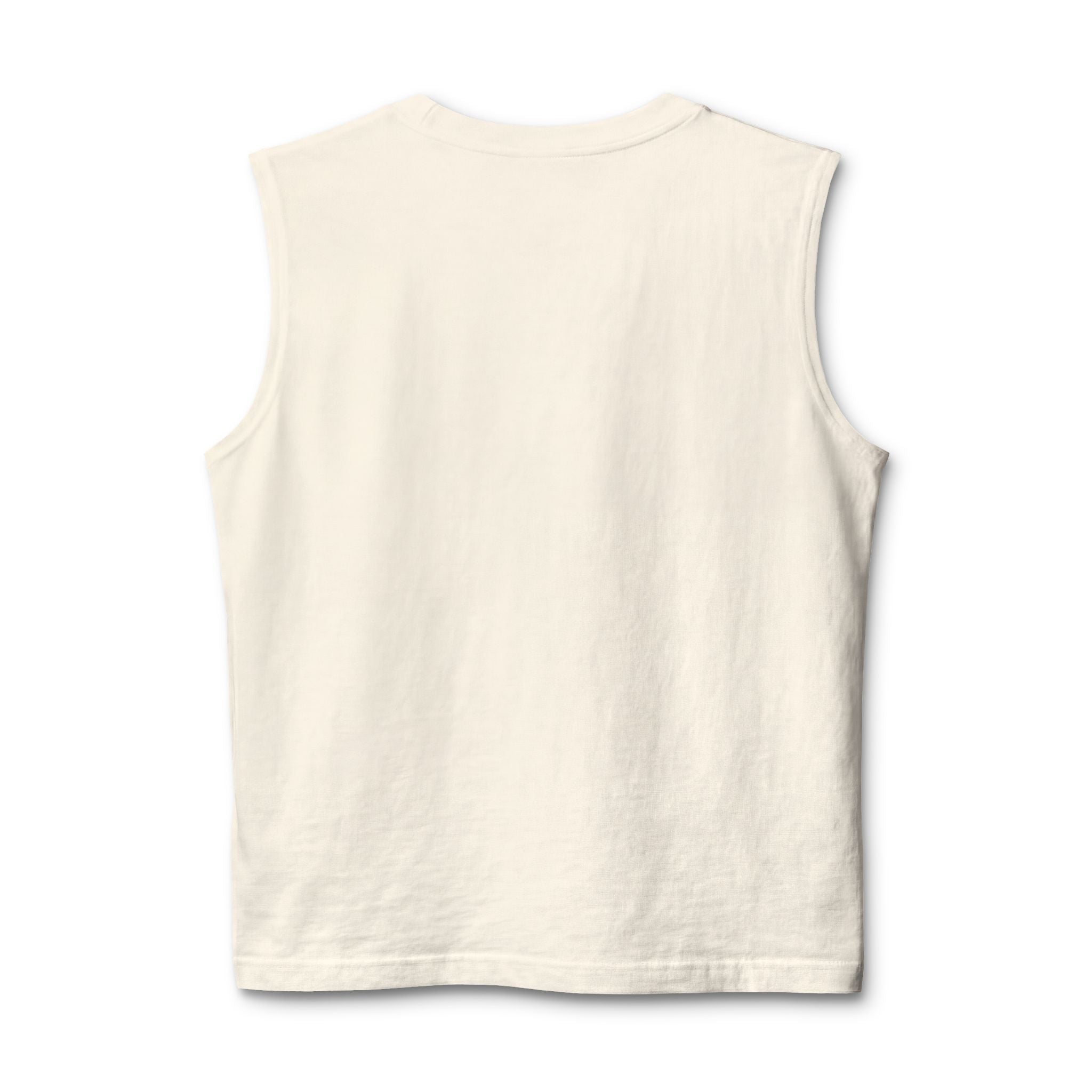 Minimal Crown Muscle Tank — Small Chest Logo Tank Top