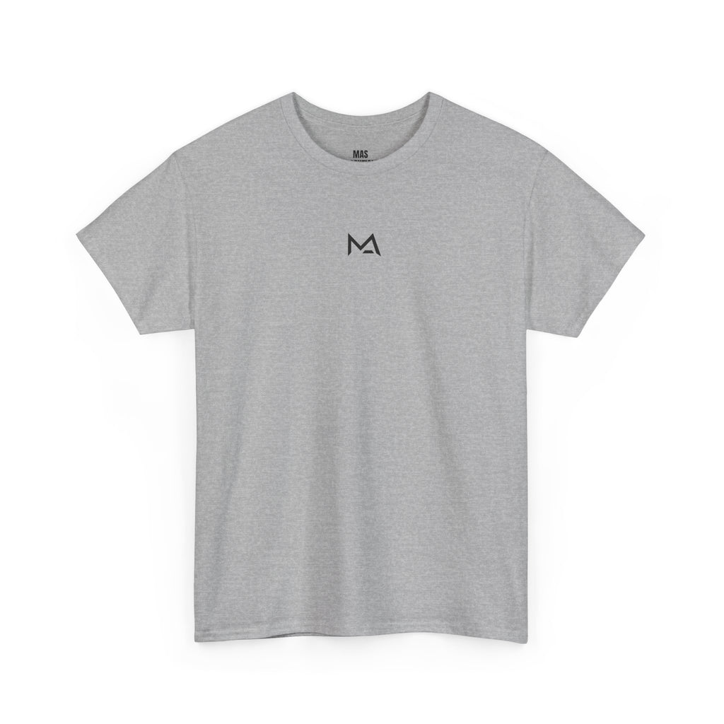 Mas Essential Logo and back print | Comfortable Heavy-Weight Tee