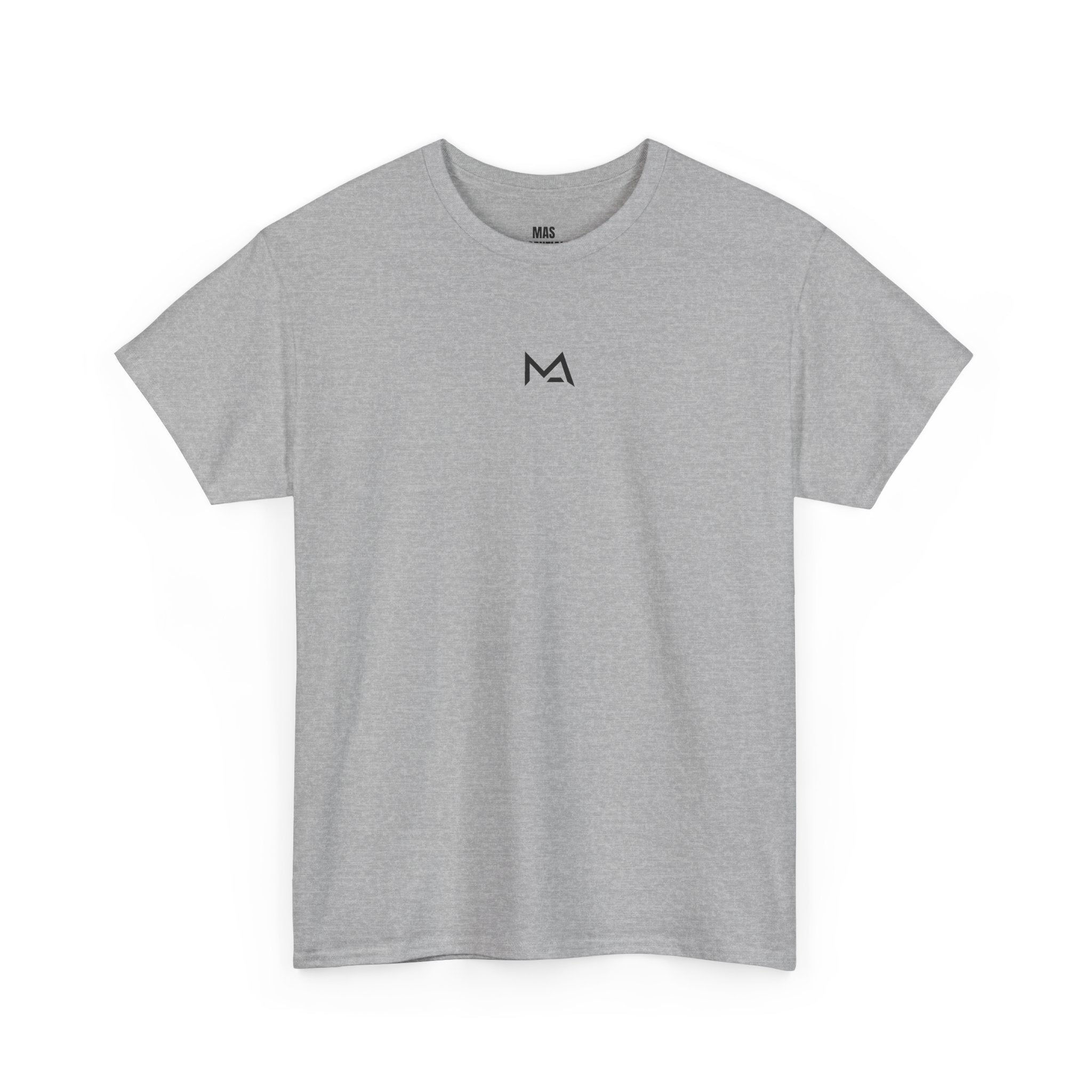 Mas Essential Logo and back print | Comfortable Heavy-Weight Tee