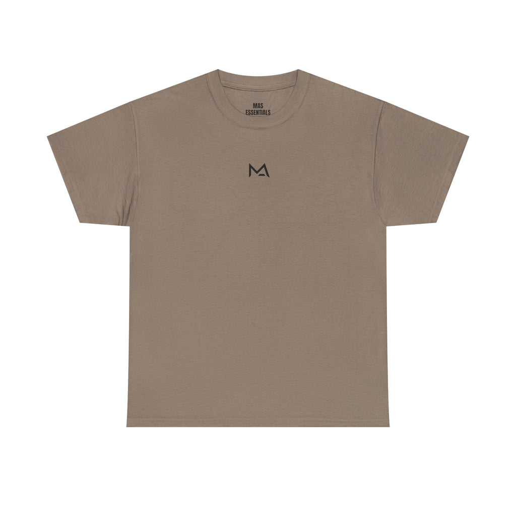 Mas Essential Logo and back print | Comfortable Heavy-Weight Tee