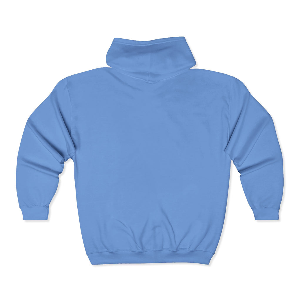 Mas Logo Unisex Heavy Full Zip Hooded Sweatshirt