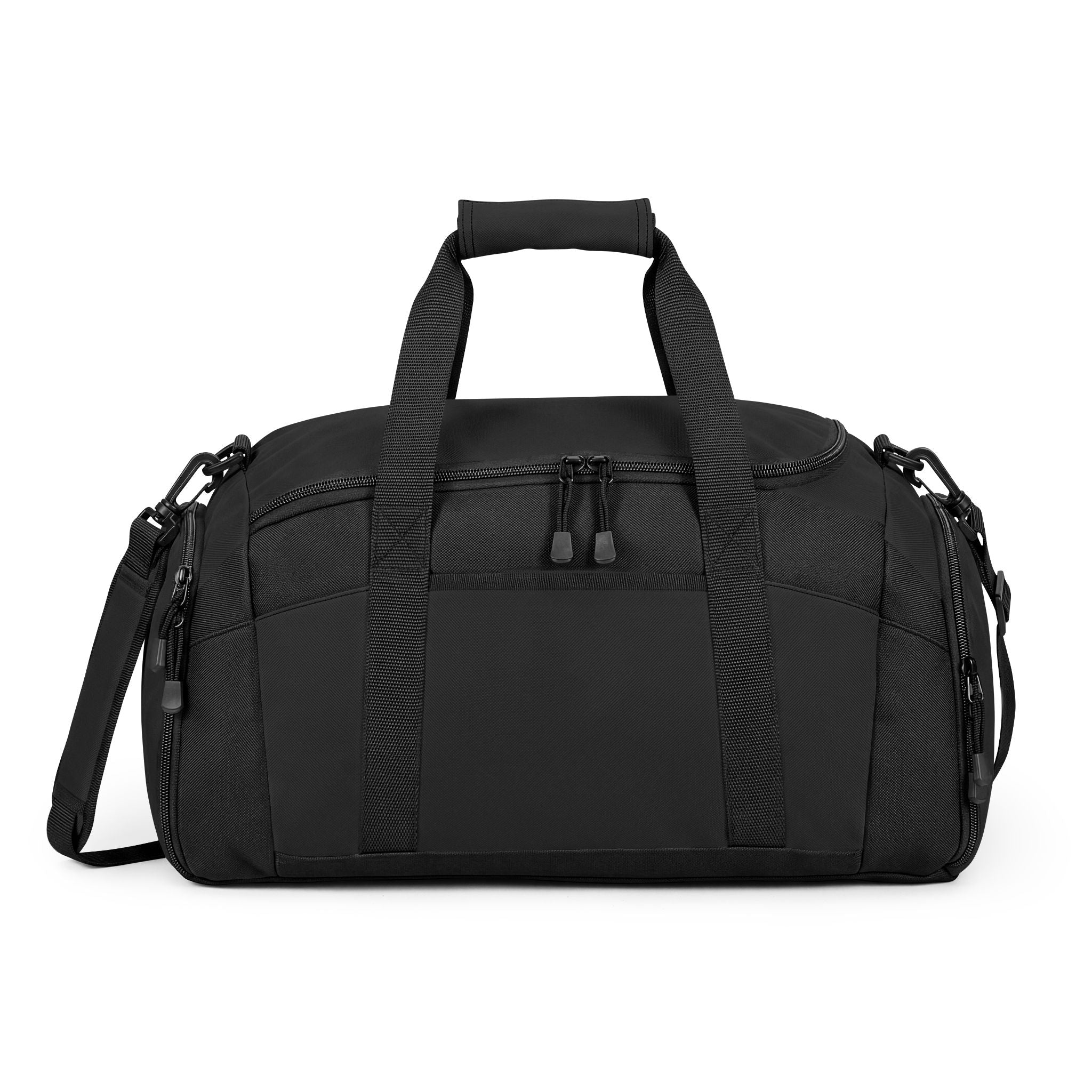 Mas Logo, Black Duffle-Gym Bag