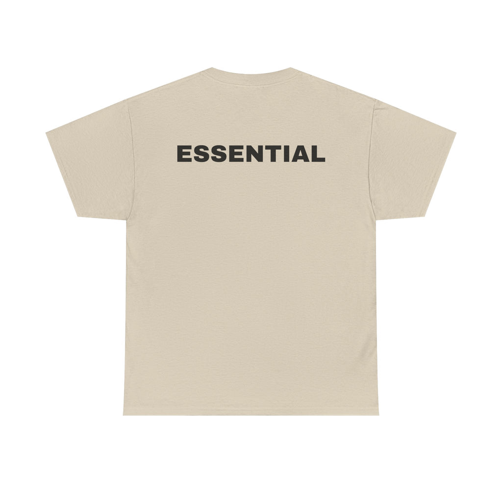 Mas Essential Logo and back print | Comfortable Heavy-Weight Tee