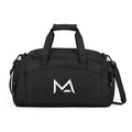 Mas Logo, Black Duffle-Gym Bag