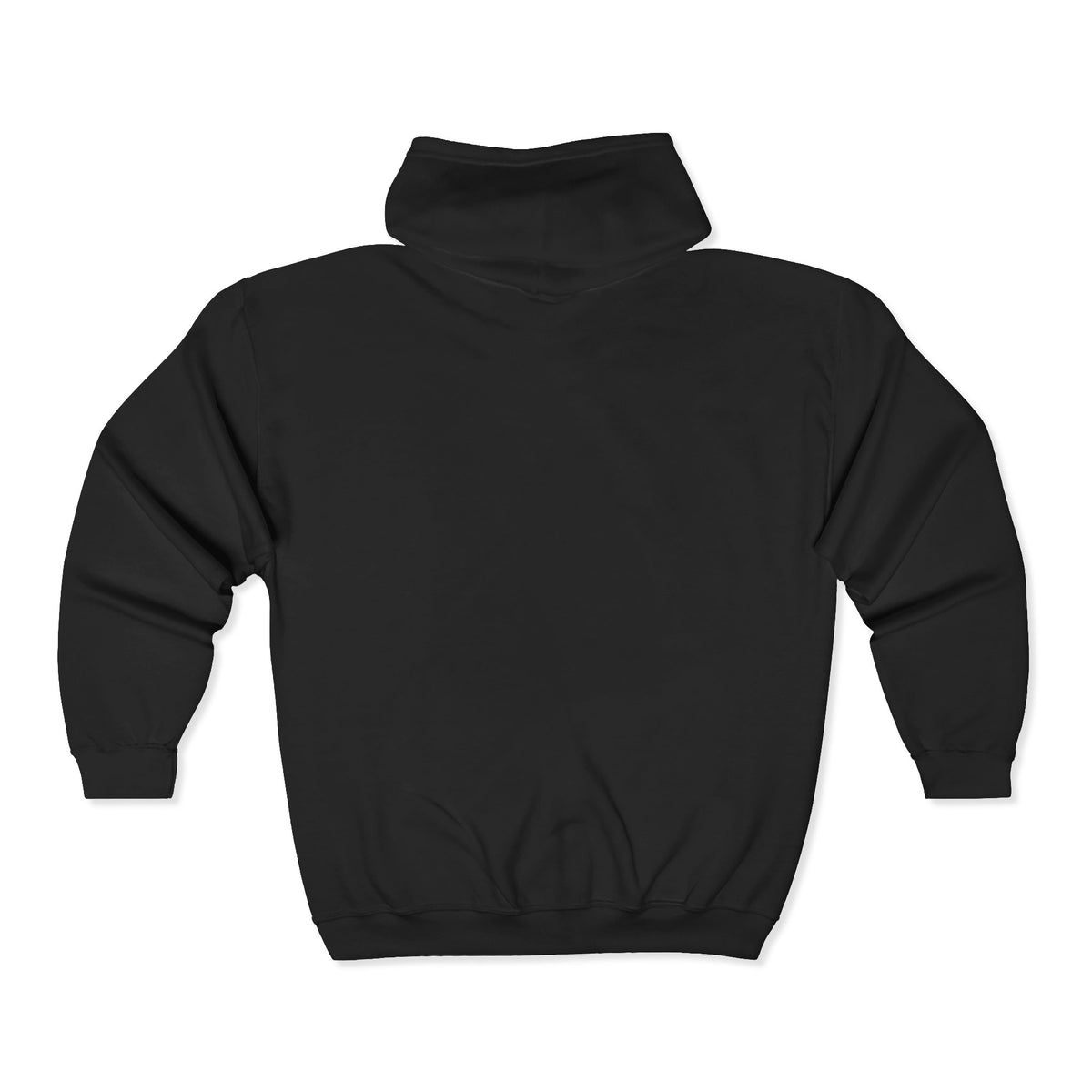 Mas Logo Unisex Heavy Full Zip Hooded Sweatshirt