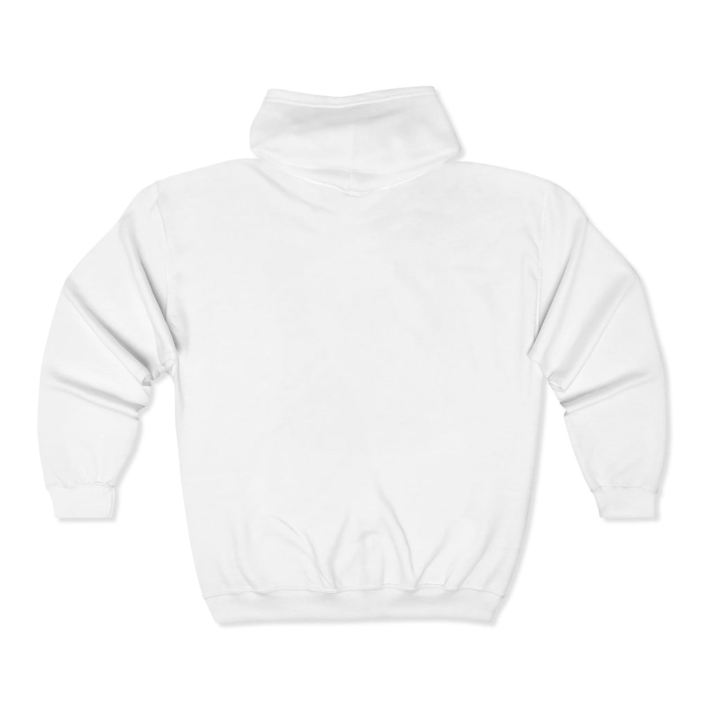 Mas Logo Unisex Heavy Full Zip Hooded Sweatshirt