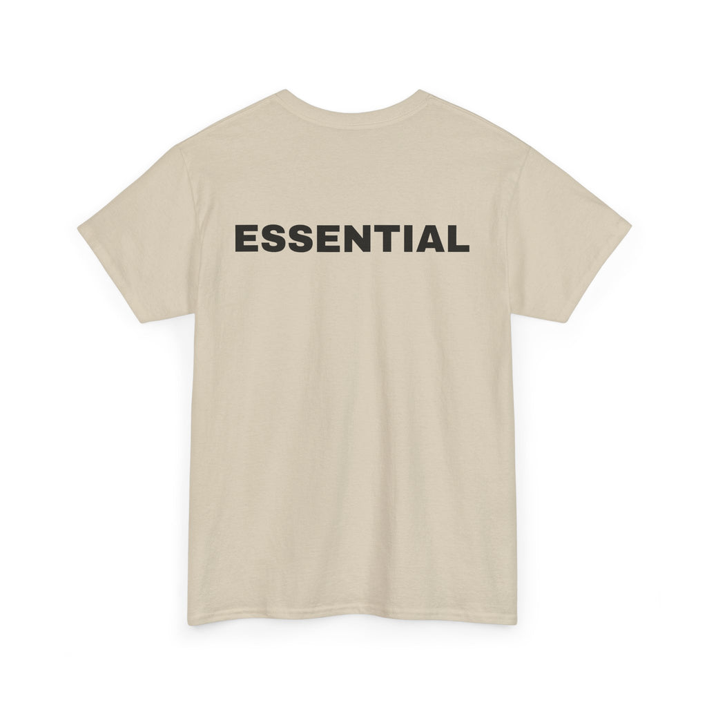 Mas Essential Logo and back print | Comfortable Heavy-Weight Tee